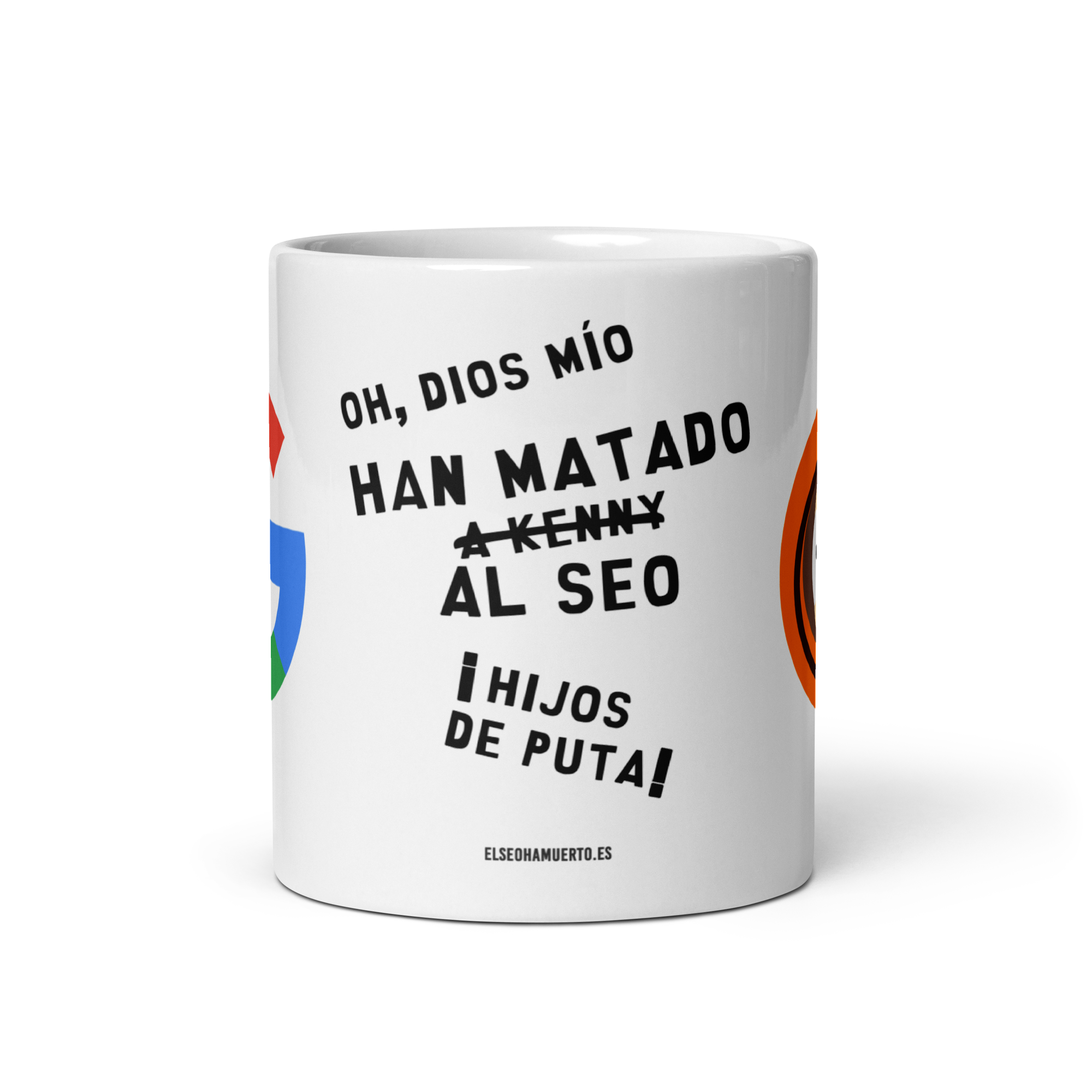 Taza frontal - Han matado al SEO
